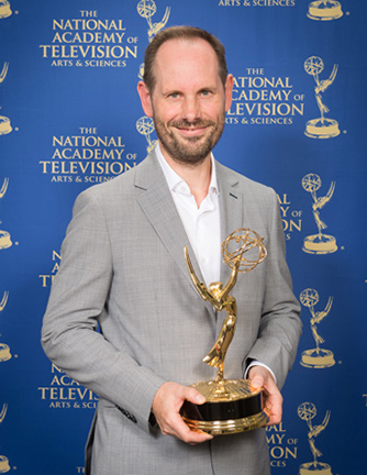 Simon Russell, composer for 'Pussy Riot: A Punk Prayer' - winner of OUTSTANDING MUSIC & SOUND at The 35th Annual News and Documentary Emmys Awards, 30th September 2014